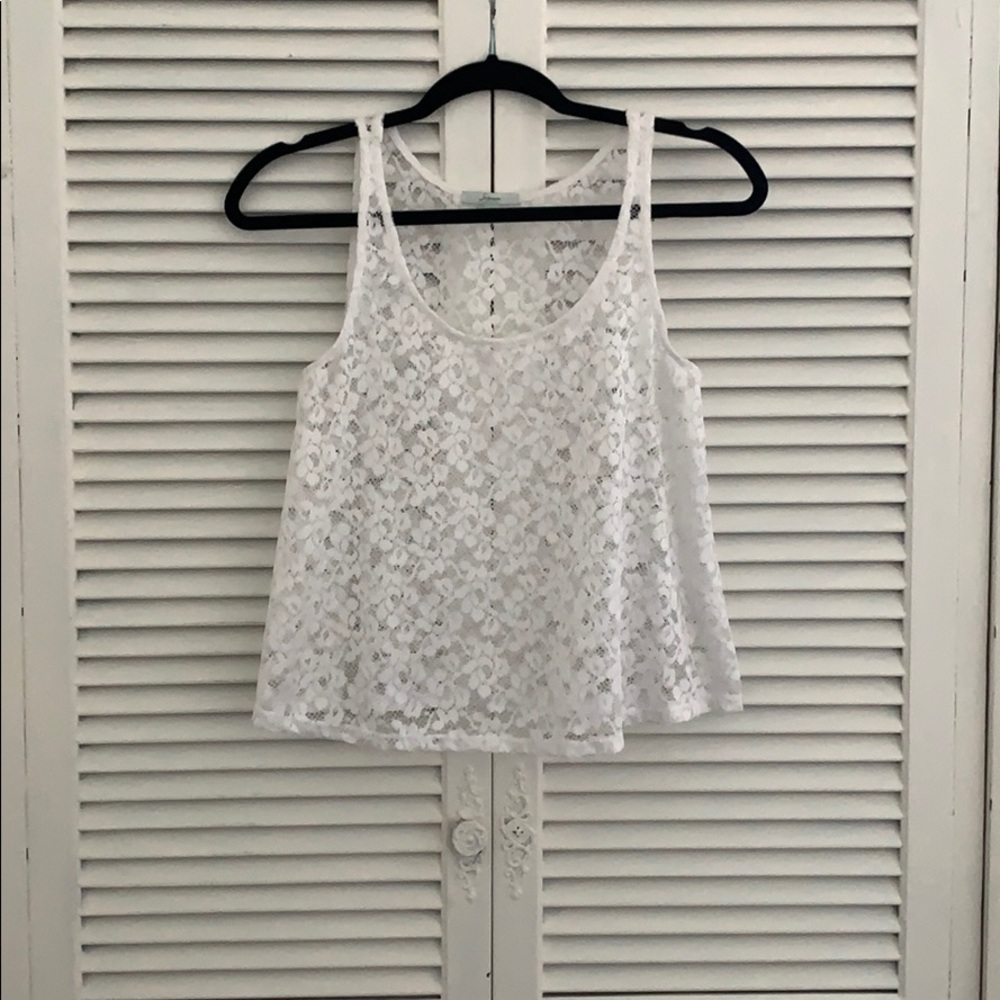 Lace tank top